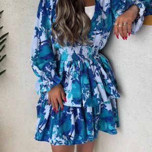 Floral Ruffle🩵